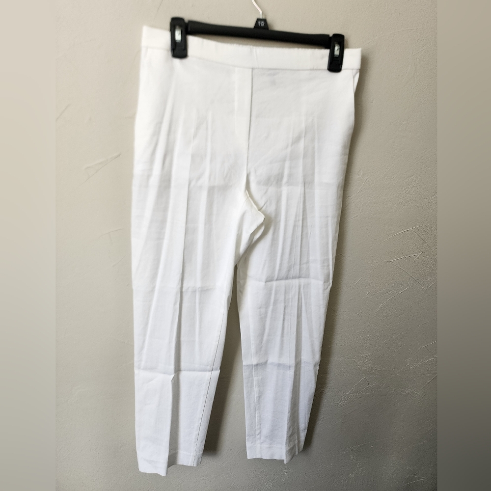Theory Ivory Linen Pants Size 6